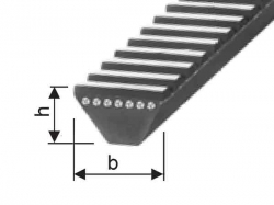 Klínový řemen 5M 365 La optibelt WR